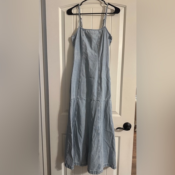 Indigo Rein Blue Spaghetti Strap Sundress Maxi - Picture 1 of 4